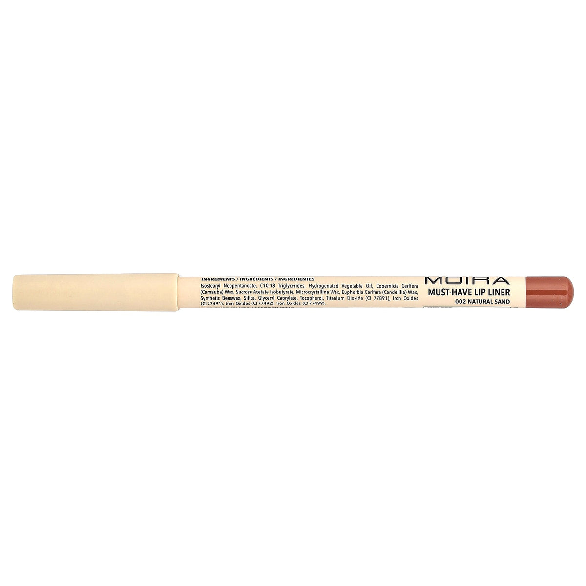 Moira Beauty, Must-Have Lip Liner, 002 Natural Sand, 0.04 oz (1.1 g)